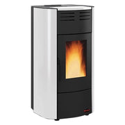 1pz termostufa a pellet 'raffaella idro h15' colore bordeaux cod:ferx.7001515nlm