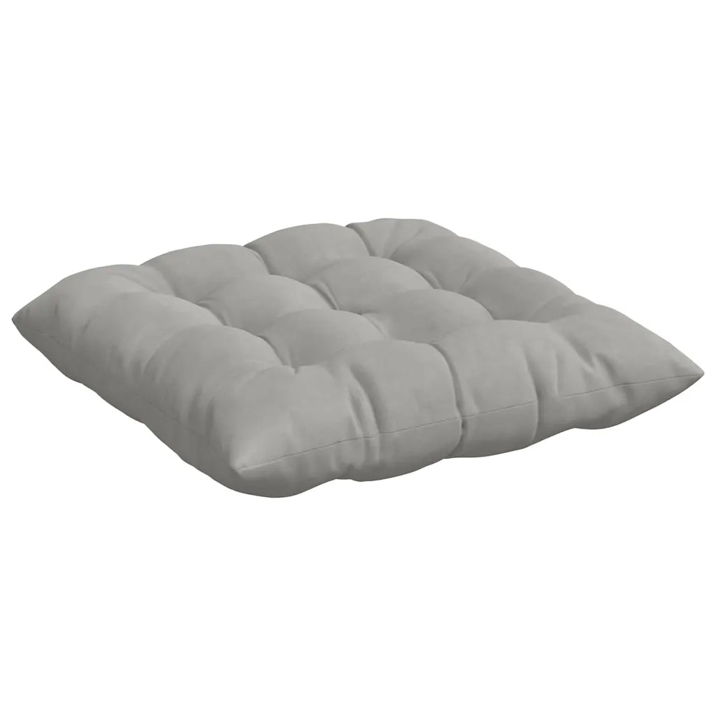 Cuscini per Seduta 4 pcs Grigio chiaro 40 x 40 x 6 cm 42015176