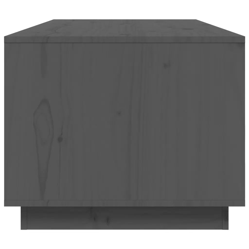 Tavolino da Salotto-Tavolino da soggiorno Grigio 100x50x41 cm Legno Massello di Pino 778443