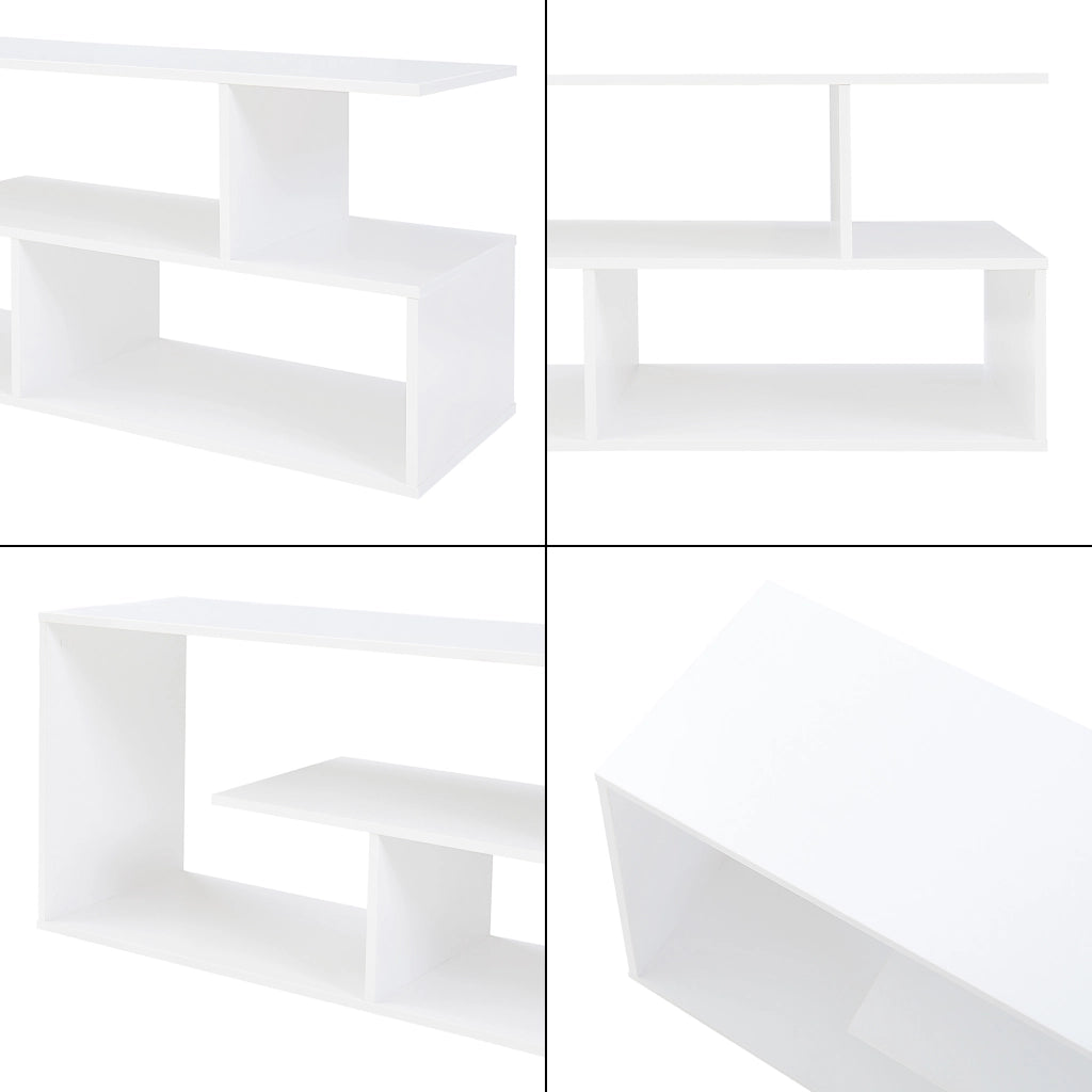 Mobile Porta TV Anän Scaffale Espositore 100 x 30 x 42 cm - Bianco [en.casa]