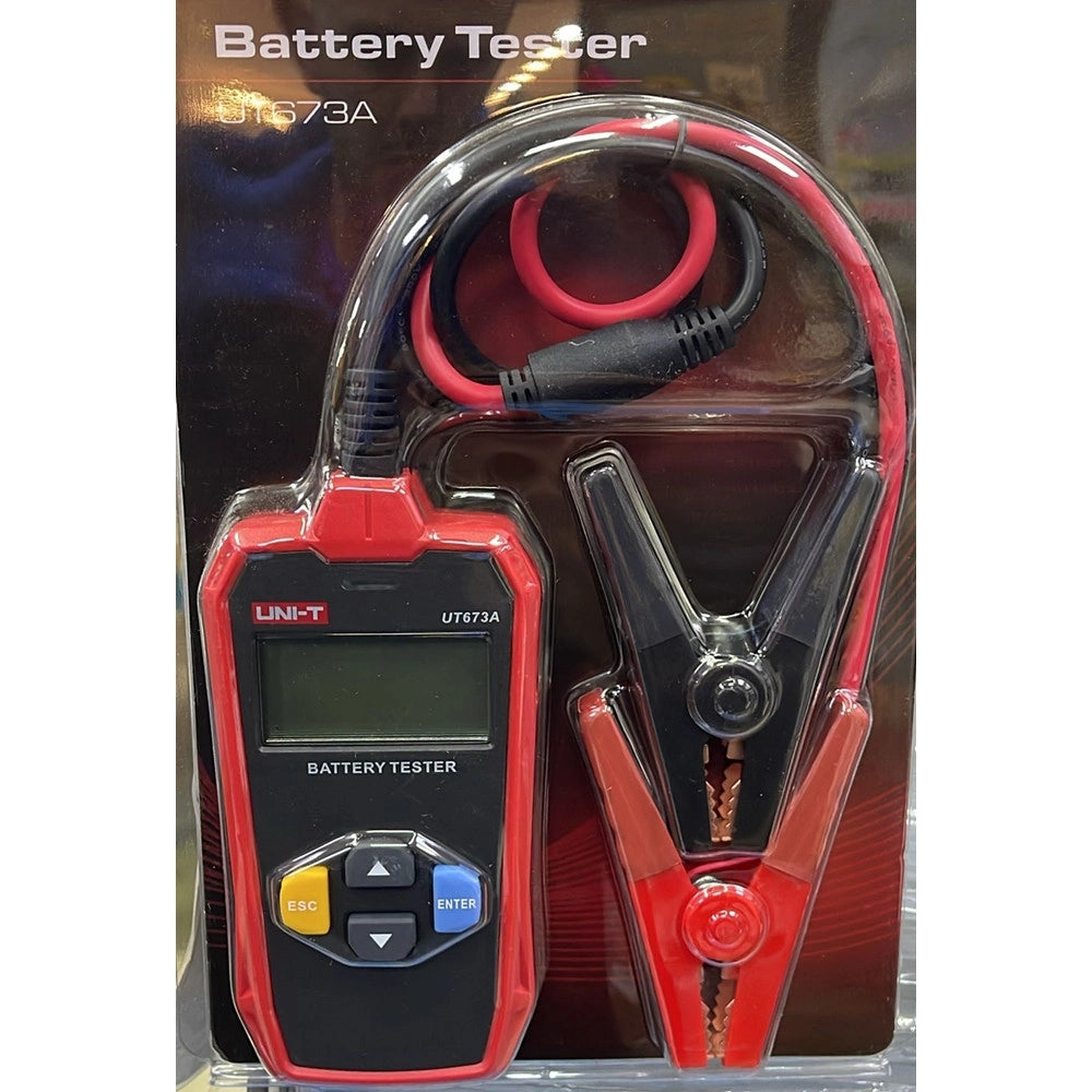 Trade Shop - Tester Per Batterie Ut673a Auto Analizzatore Carica Tensione Batteria 12v 24v Scansione -