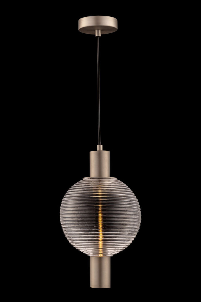 Lampada pendente Pendant in Metallo Rueca Nickel