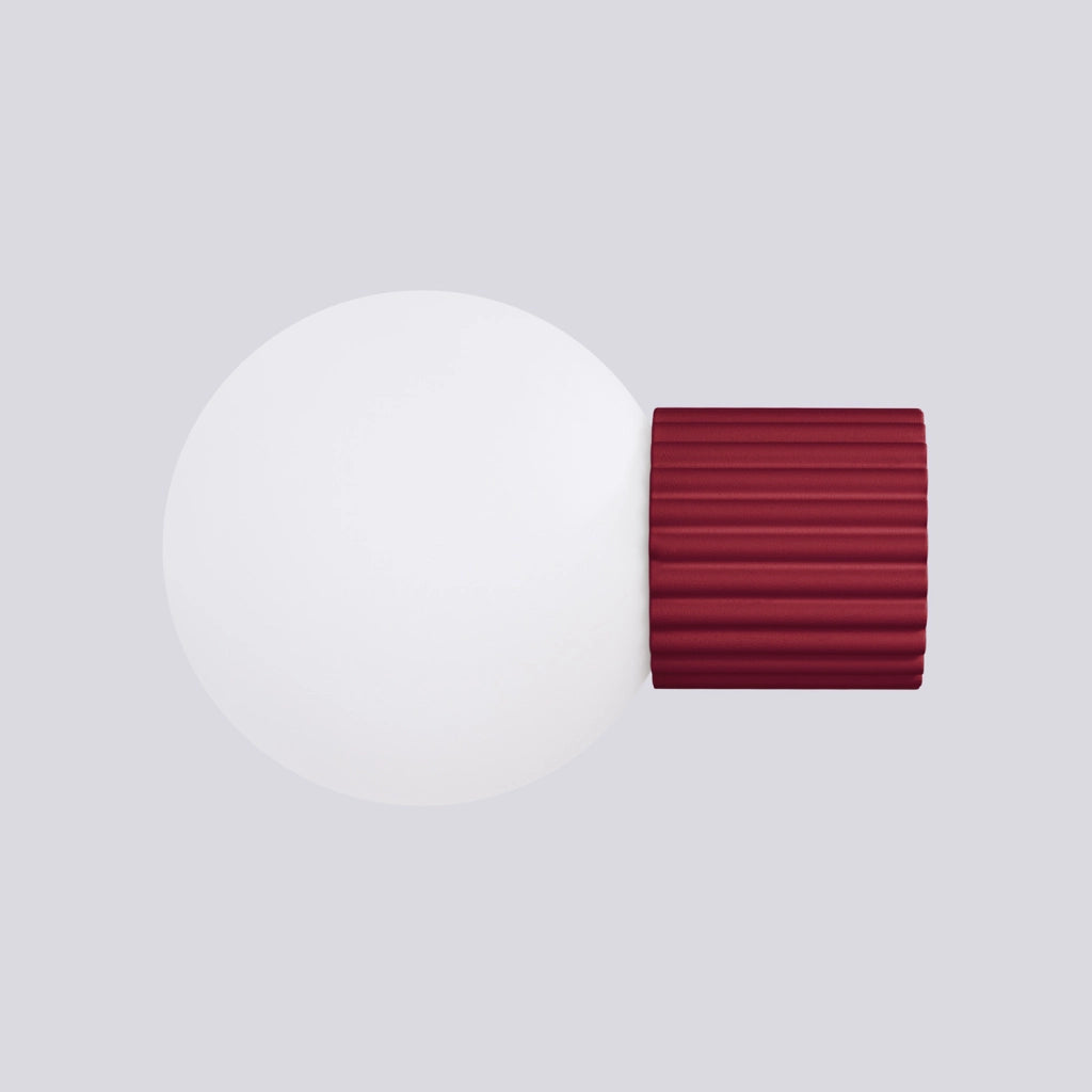 Applique moderna SFERA Pure Lume bordeaux globo IP44 G9
