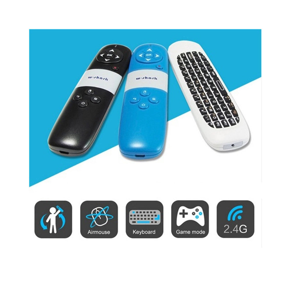Trade Shop - Puntatore Laser Mouse Tastiera Qwerty Wireless Per Conferenze Presentazioni -