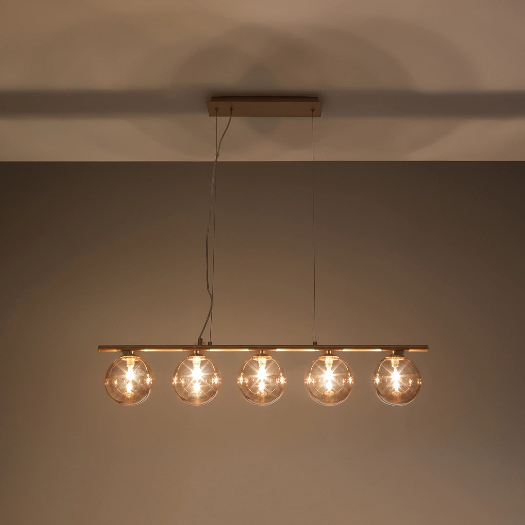 Lampadario EDERA ottone