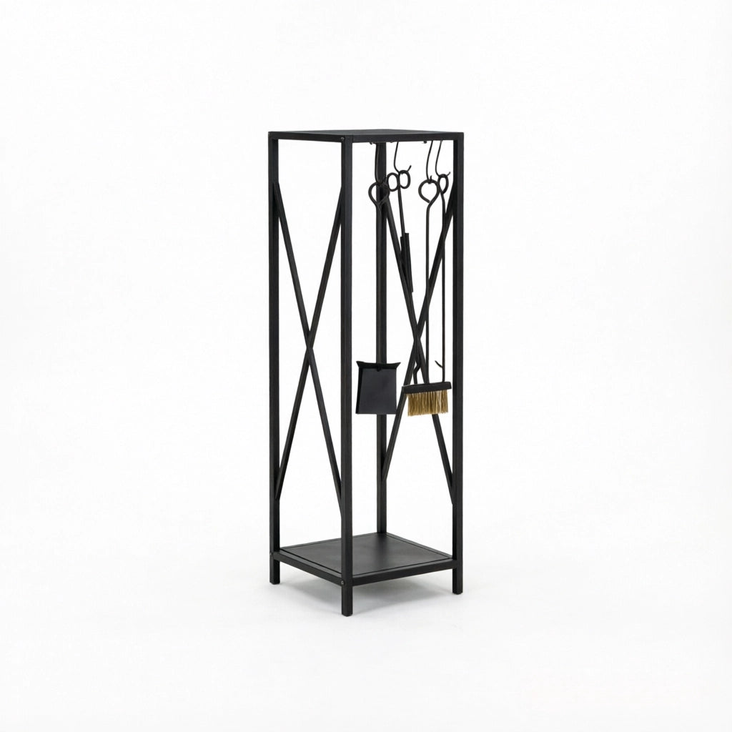 Pratico supporto per legna da ardere, porta legna multifunzionale, robusto porta legna da ardere