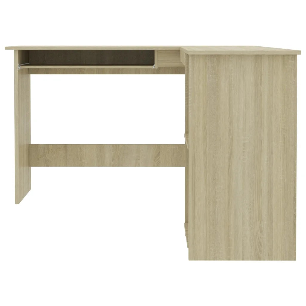 Scrivania Angolare a L Rovere Sonoma 120x140x75cm Multistrato 800750