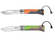 COLTELLO OPINEL 08 OUTODOOR  n°8 lama da cm.85 colore arancione/grigio    OPINEL