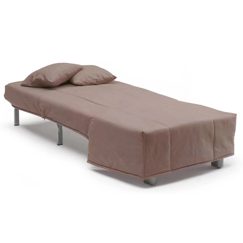 Poltroncina Andreou, Poltrona Sfoderabile Made in Italy, 85x90x85h cm Grigio Tortora