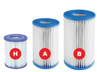 CARTUCCIA RICAMBIO PER FILTRI PISCINE  tipo H  peso kg.0,10 (90072)    INTEX