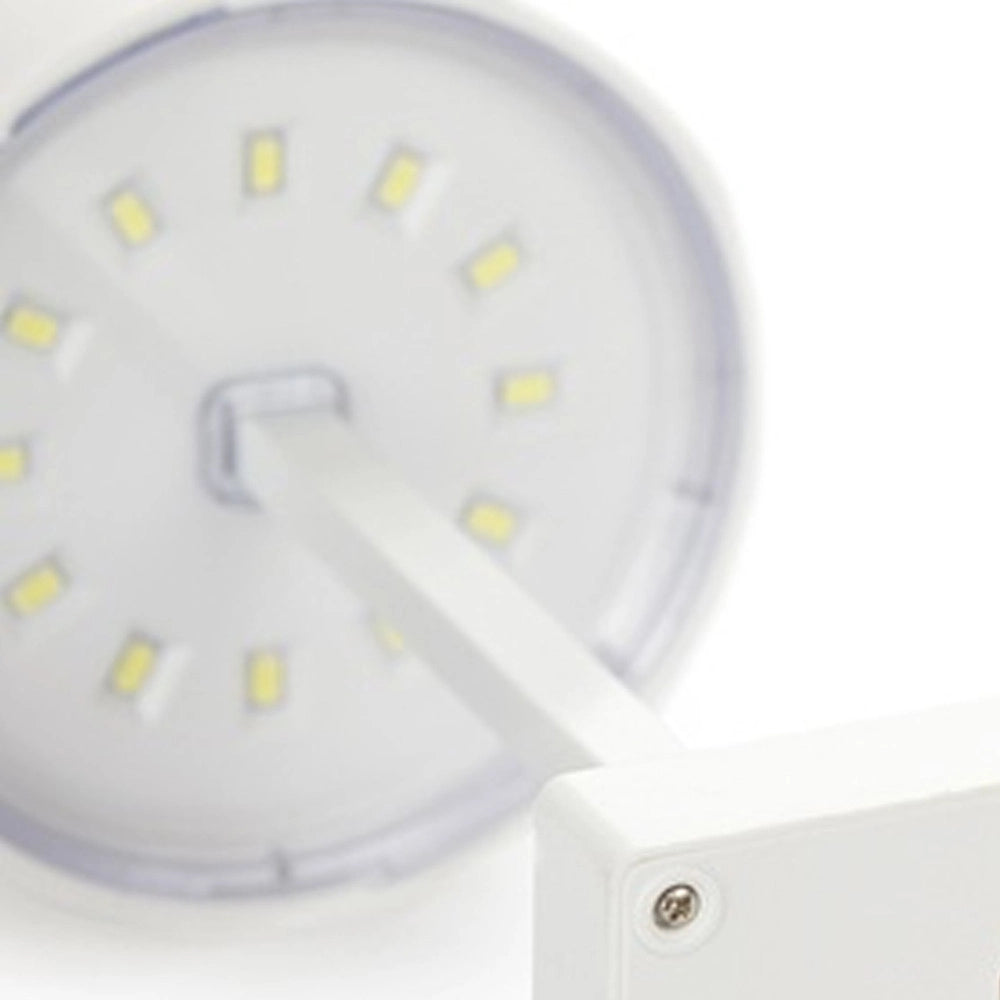 Trade Shop - Lampada Da Tavolo A Led Touch Luce Calda Dimmerabile Batteria Ricaricabile Usb - Bianco