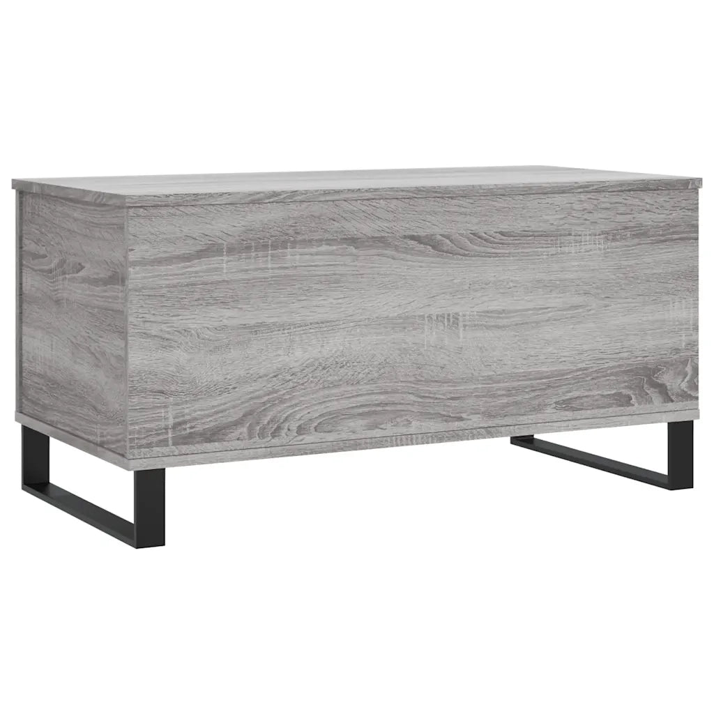 Tavolino salotto | Tavolino da caff¨¨ | Tavolino da Soggiorno Grigio Sonoma 90x44,5x45 cm Legno Multistrato