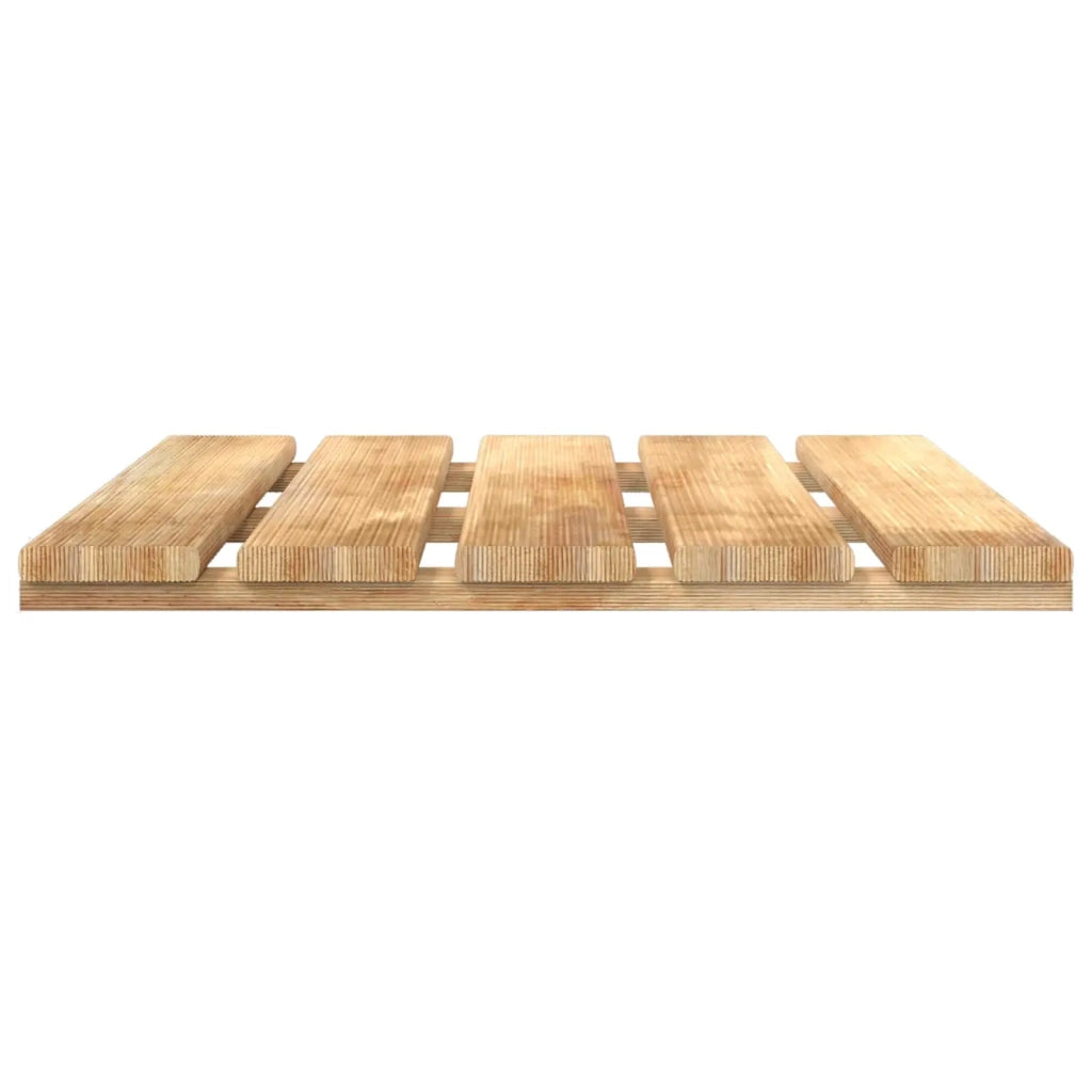 Piastrella per Decking 24 pcs Marrone 50 x 50 cm 3444825