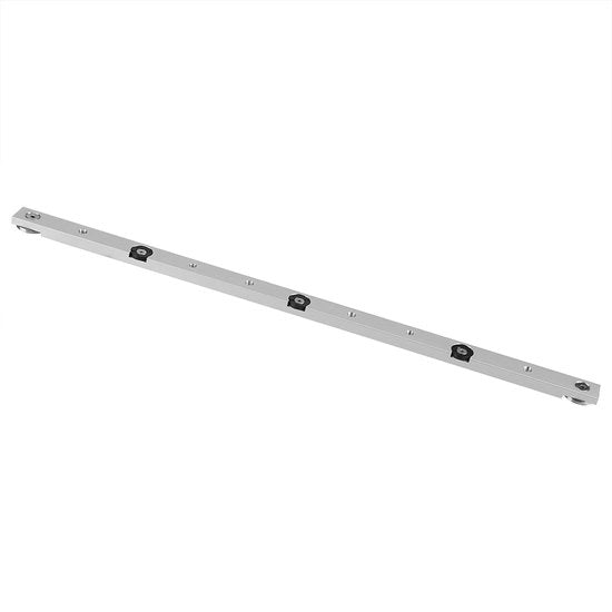 Sostegno estensibile 300 mm - Alluminio - Gomme di guida in acciaio inossidabile - Attrezzatura per lavorazione del legno - Segatrice - Accessori per sega - Preparazione di macchinari - Accessori per sega