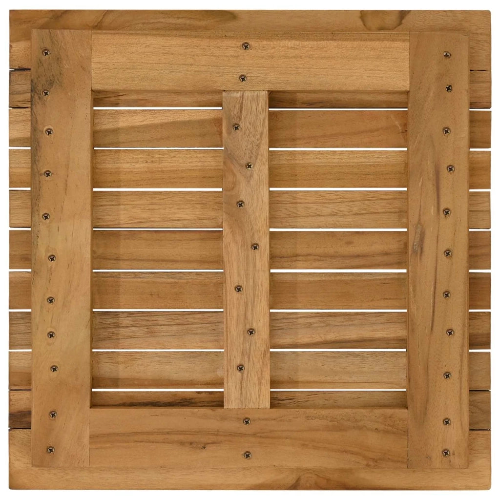 Piano del tavolo 50 x 50 x 3,5 cm Quadrato Legno di teak solido 42033144