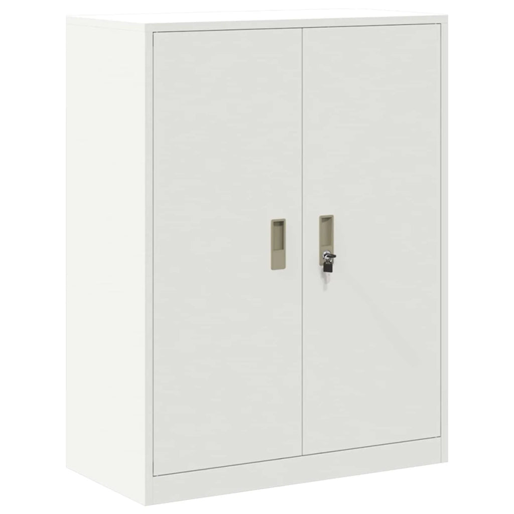 Armadio Bianco 80 x 40 x 105 cm Acciaio