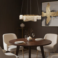 Lampada Da Soffitto Led G138-cp 50cm Gold