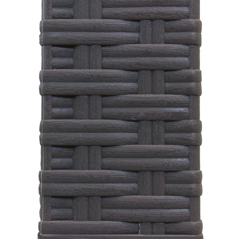 Tavolo Dallas 80x80x74 h cm in Wicker Taupe