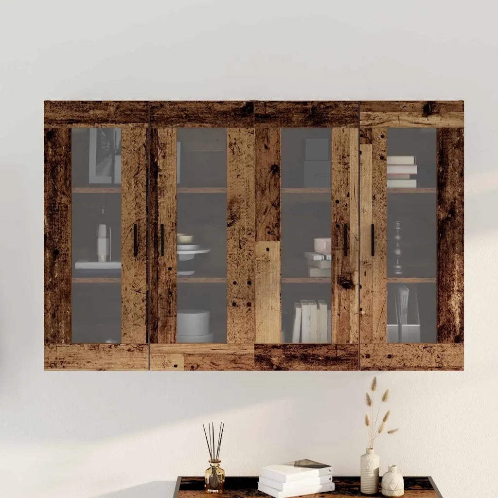 Armadi da Muro 2 pz Legno vecchio 69,5 x 34 x 90 cm CFW2398917