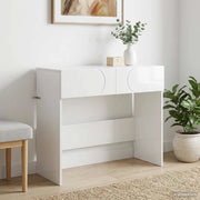 Tavolo consolle Bianco Lucido 96,5 x 38 x 75 cm 8011643