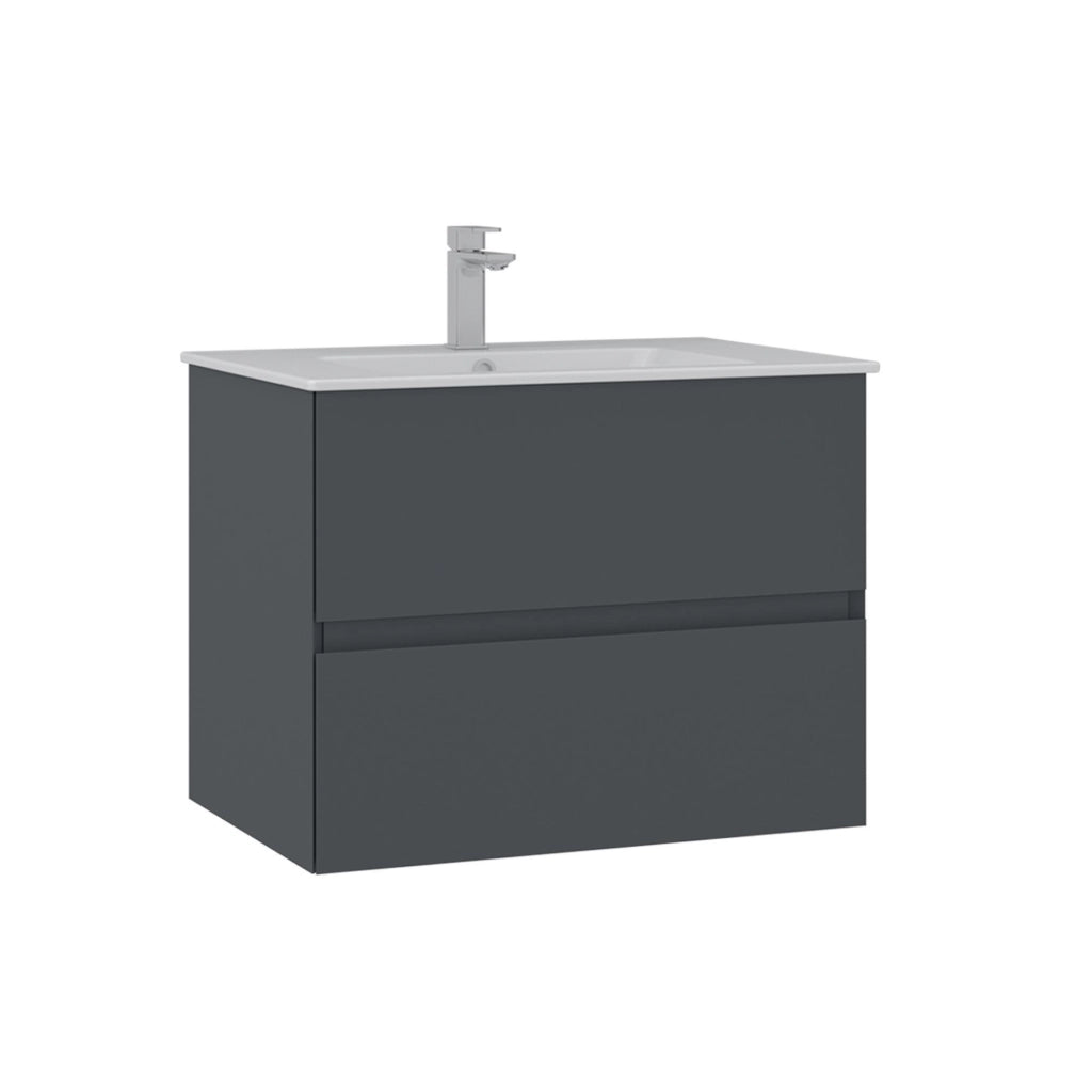 Mobile lavabo "Nest 71 v2" - 71 x 51 x 55 cm - Antracite opaco