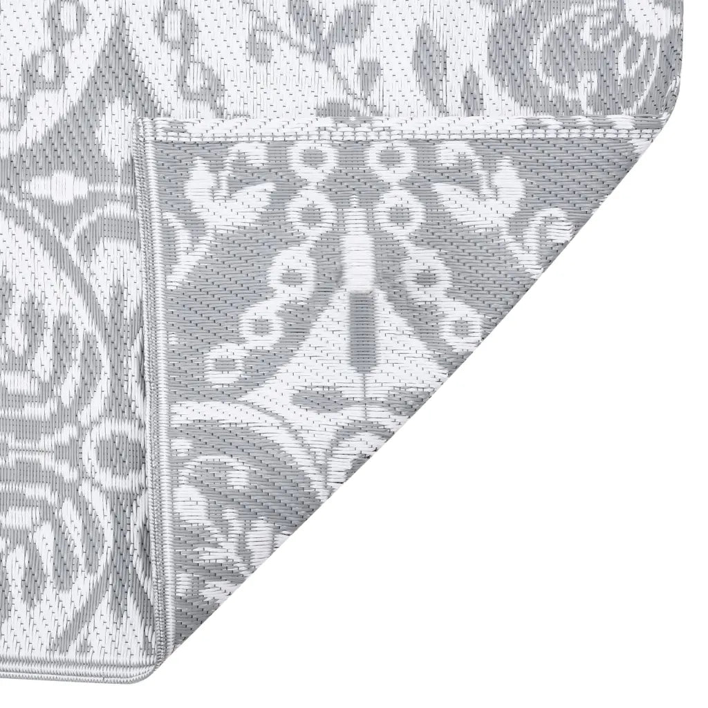 Tappeto da Esterno ARAKIL Grigio Chiaro 140x200 cm PP 317031