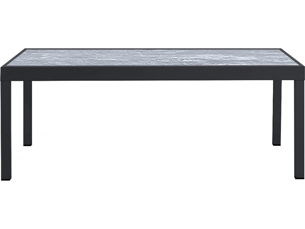 Tavolo e sedie da giardino allungabili in alluminio "Lagos" - 200/320 x 105 x 76 cm - Taupe - Posti a sedere 12