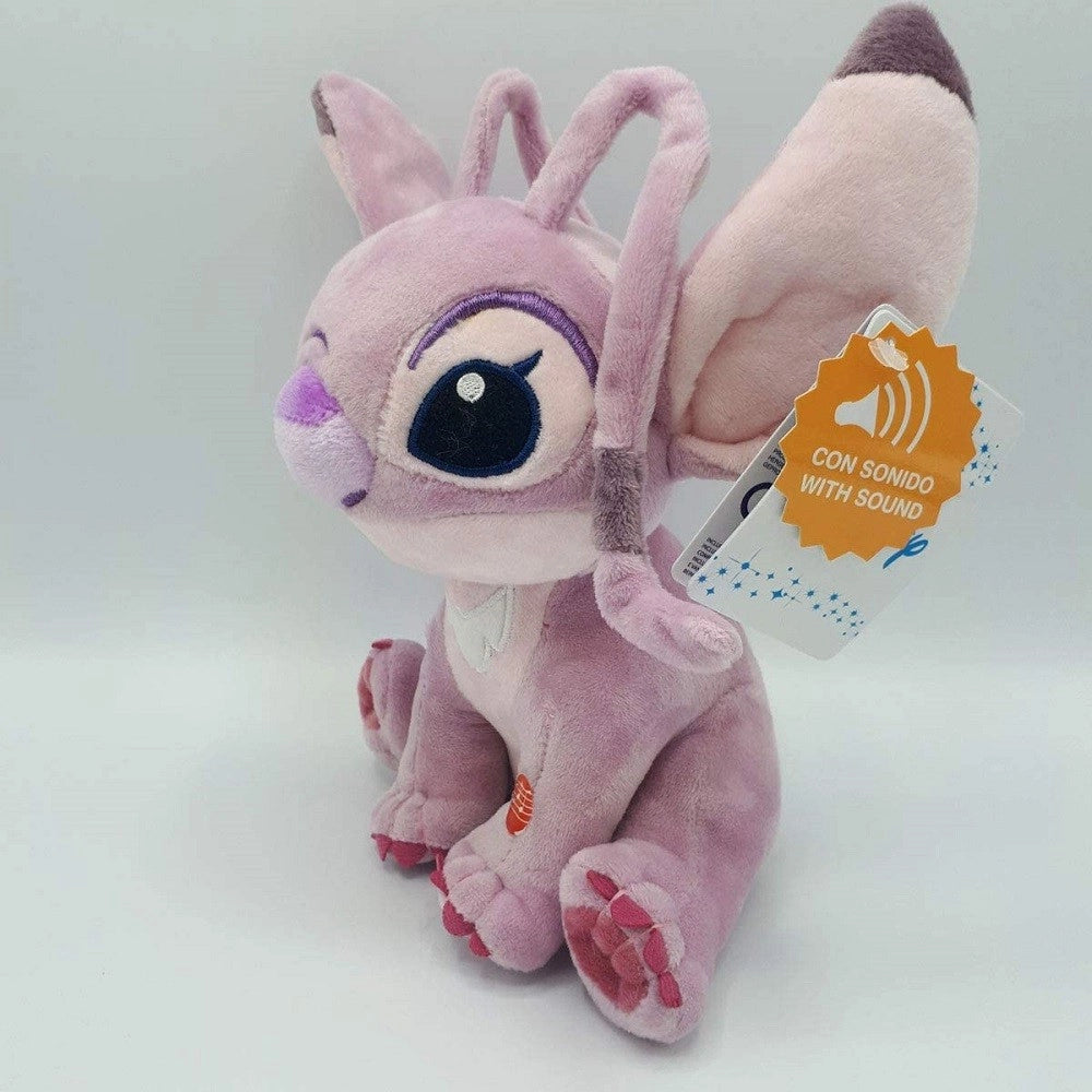 Trade Shop - Aliena Rosa Amica Stitch Peluche Grande 60cm Pupazzo Parlante Bambini Lilo Stich -