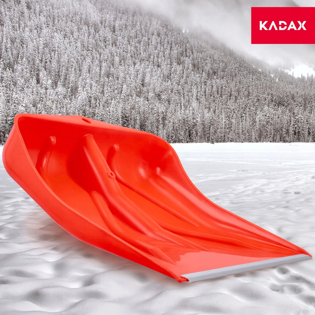 Pala da neve KADAX, raschietto da neve, costruzione senza manico, robusta