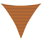 Vela Parasole | Telo Ombra | Vela da ombra solare Arancione e Marrone 3,6 x 3,6 x 3,6 m