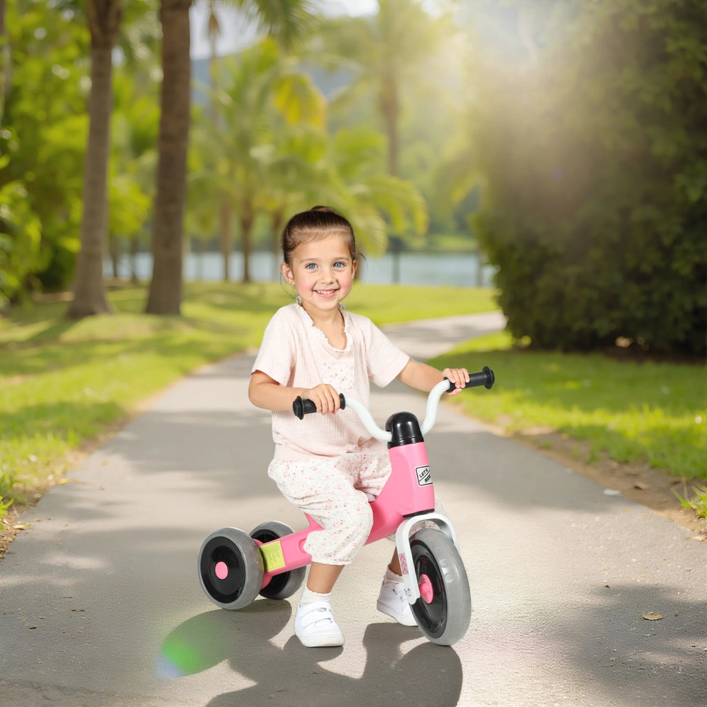Bicicletta senza Pedali per Bambini 12-36 Mesi con Ruote Silenziose e Manubrio a 60¡ã ¨C zephmum ¨C Rosa