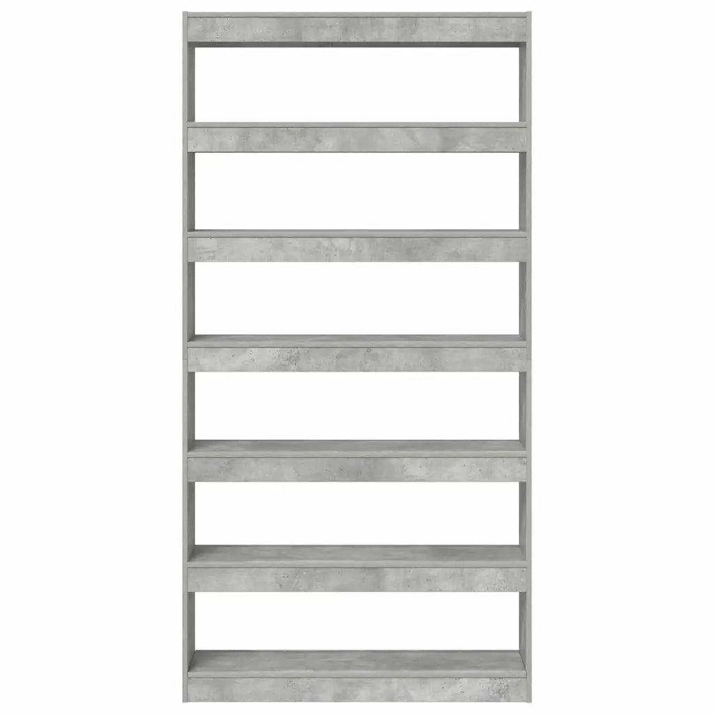 Armadio per Libri Grigio cemento 100 x 30 x 198 cm 3333927