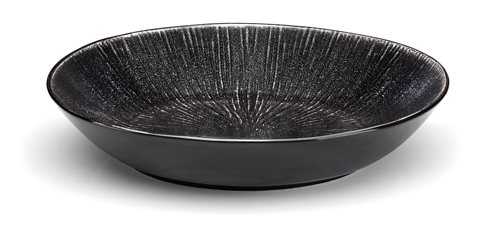 Set 3 Insalatiere Ø27,5 cm in Gres Kaleidos Sirius Nere