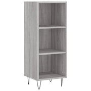 Credenza | Madia | Buffet da pranzo | Armadio da pranzo Grigio Sonoma 34,5x32,5x90 cm in Legno Multistrato