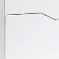 Cassetta postale con vano portagiornale V19 bianco 370 x 102 x 370 mm