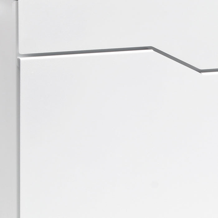 Cassetta postale con vano portagiornale V19 bianco 370 x 102 x 370 mm