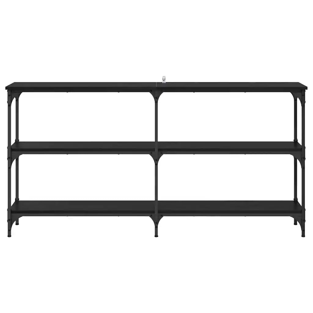 Tavolo consolle Rovere Nero 150 x 29 x 75 cm 882219