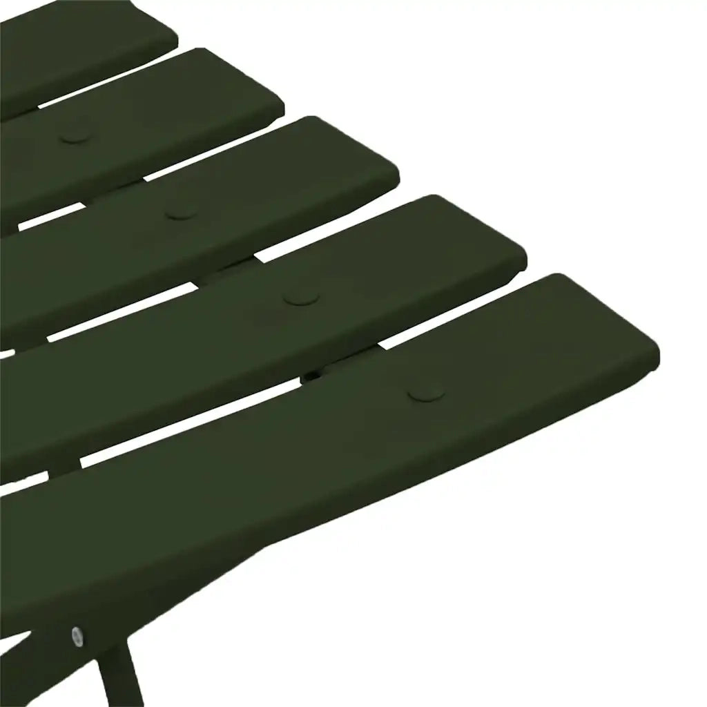 Sedia Pieghevole da Giardino 2 pz | Sedie da Esterno Verde 42 x 46 x 82cm Metallo