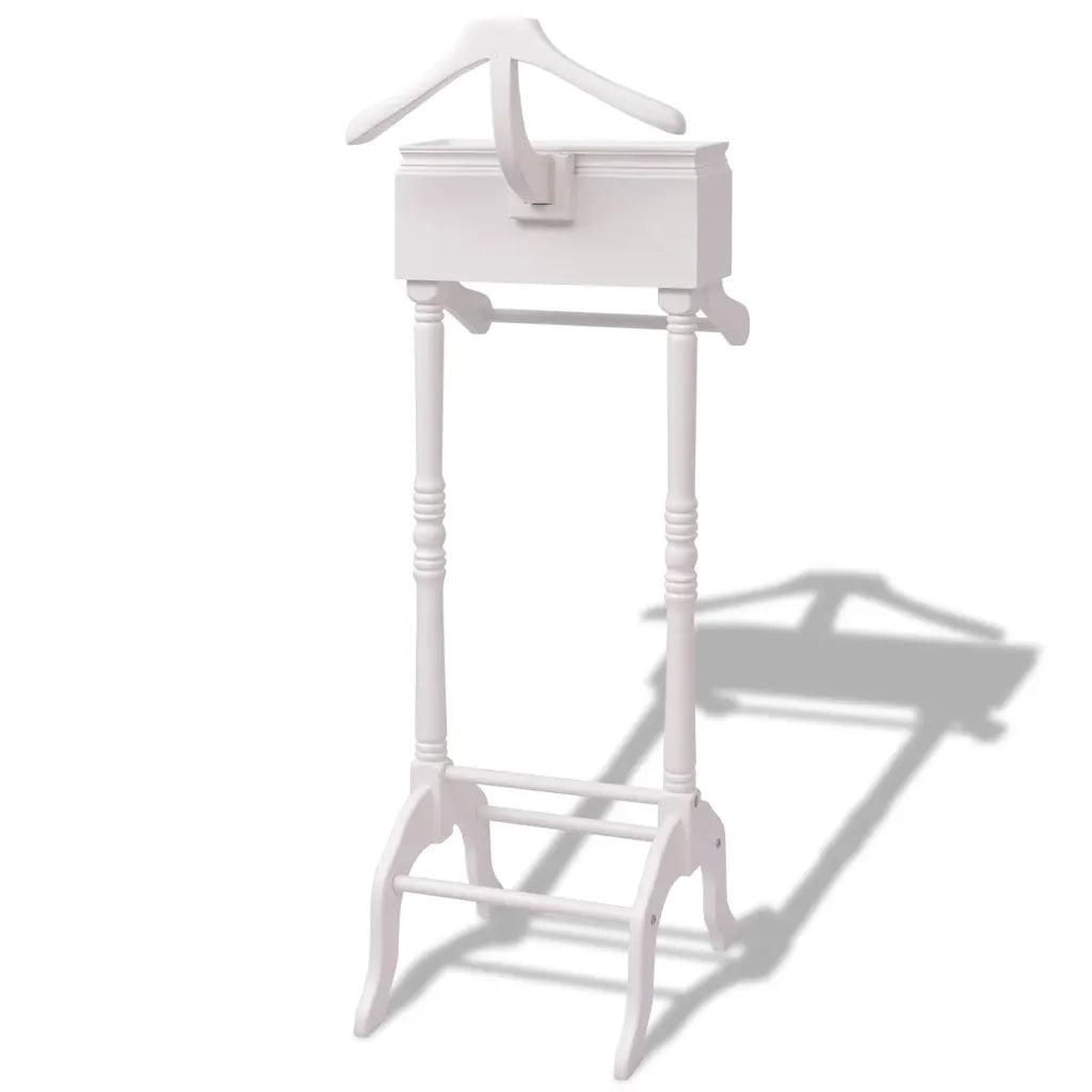 Appendiabiti con Armadietto in Legno Bianco CFW8692695