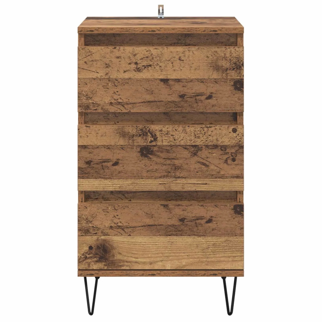 Credenza | Madia | Buffet da pranzo | Armadio da pranzo con cassetto Legno vecchio 40 x 35 x 70 cm