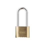 Master Lock 175EURDLH Lucchetto a Combinazione in Zinco Massiccio con Archetto in Acciaio Temprato 58 mm Colore Oro