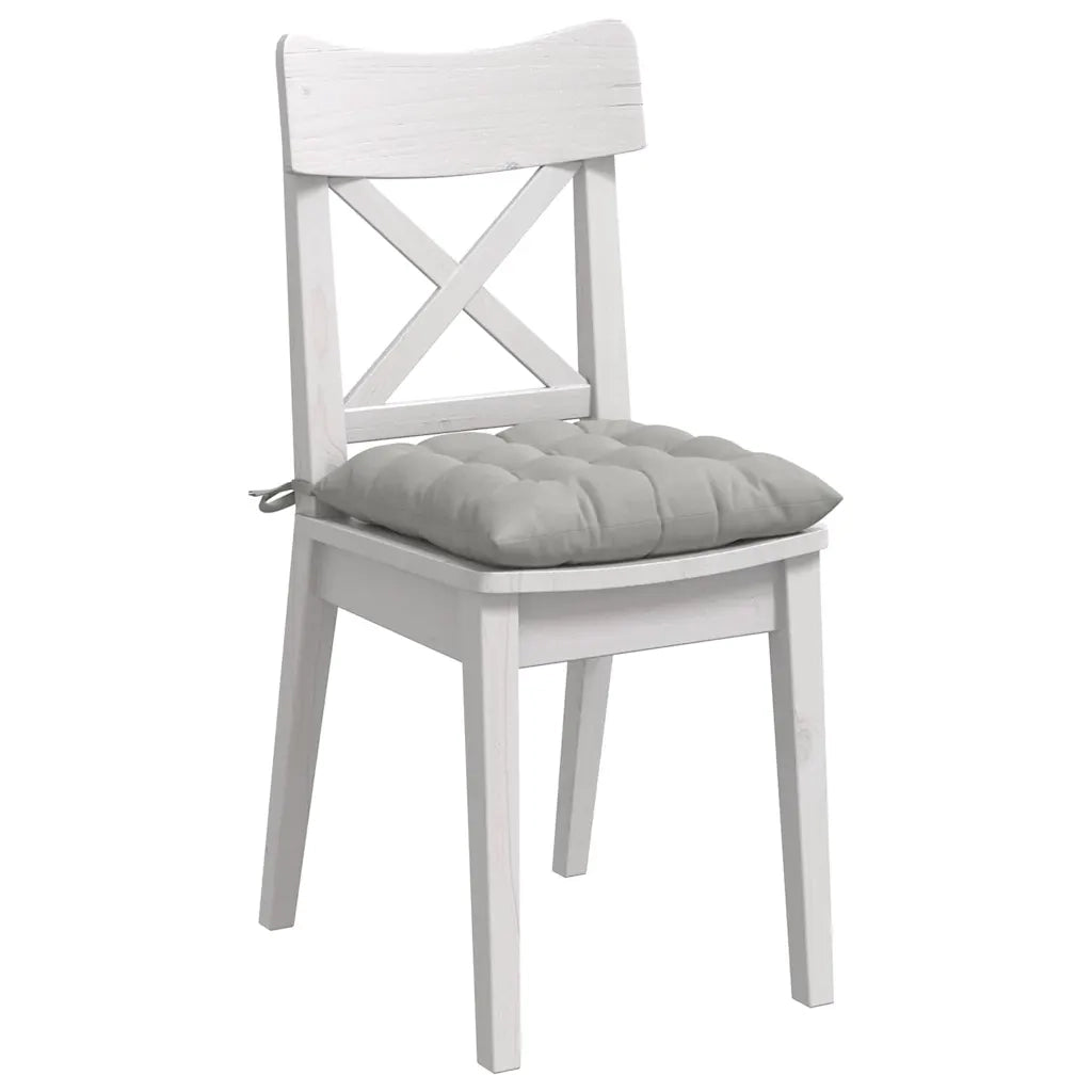 Cuscini per Seduta 4 pcs Grigio chiaro 40 x 40 x 6 cm 42015176