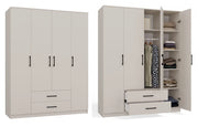 Armadio ROMANA 160x205 cashmere beige guardaroba