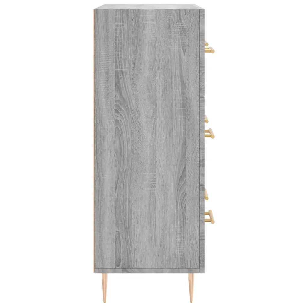 Credenza | Madia | Buffet da pranzo | Armadio da pranzo Grigio Sonoma 69,5x34x90 cm in Legno Multistrato