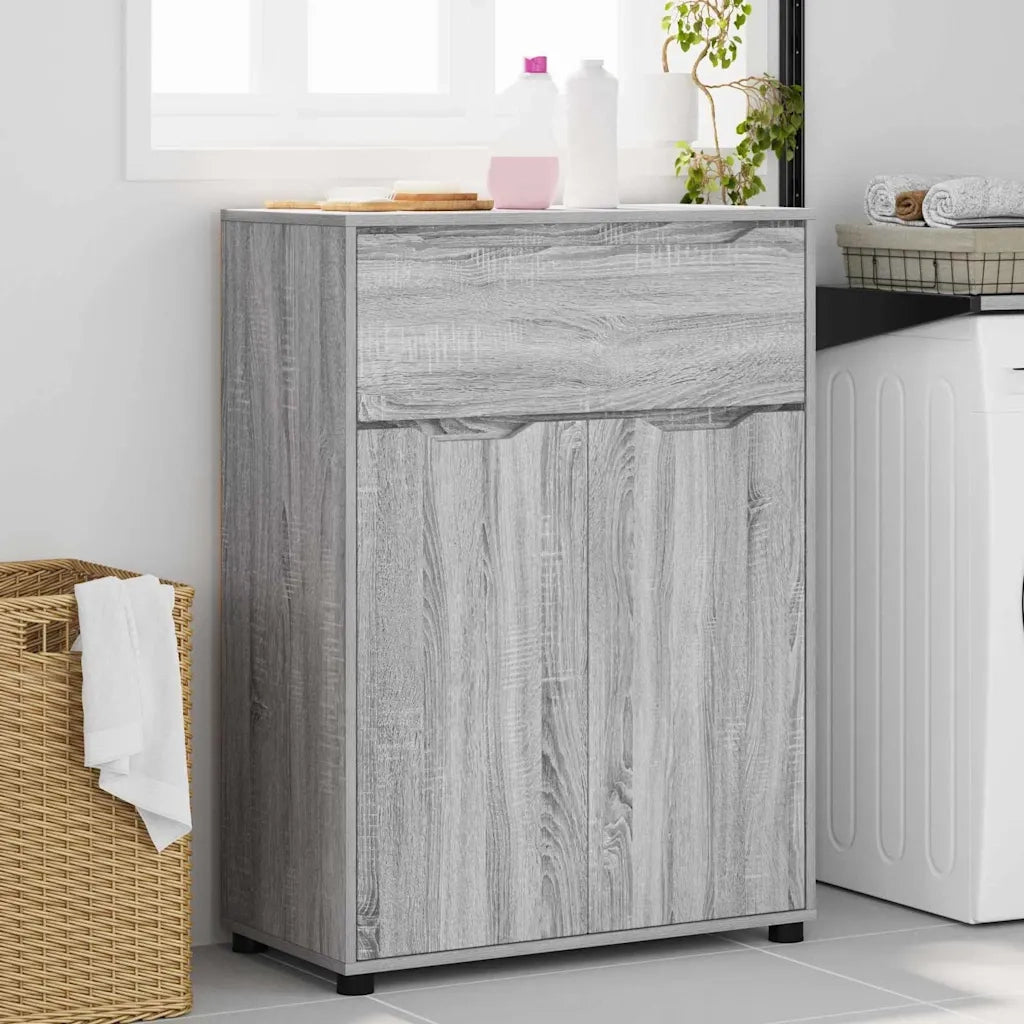Mobile da Bagno con cassetto Grigio Sonoma 72,5 x 36,5 x 100 cm