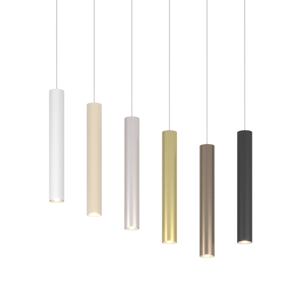 1203 SOSPENSIONE TONDA 1 LUCE ATTACCO GU10 COLORE NERO CON CAVO CM 250 ROSONE DA ACQUISTARE SEPARATAMENTE