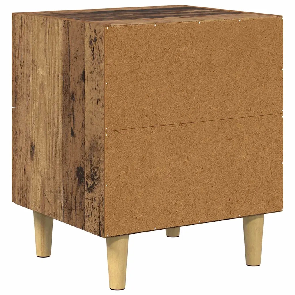Armadietto per letto 2 pz Legno vecchio 40 x 35 x 47.5cm CFW4287016