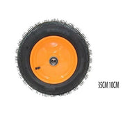 Trade Shop - Ruota Ruotino Ad Aria Per Carriole Carrelli 3.00-8 Diametro 35cm Spessore 10 -