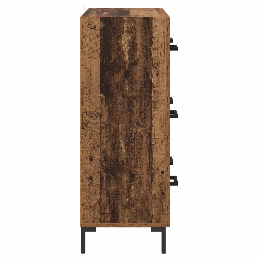Credenza con cassetto Legno vecchio 69,5 x 34 x 90 cm
