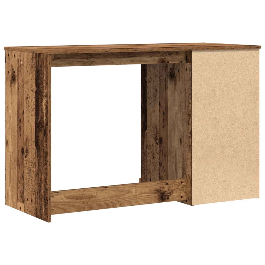 Scrivania  con ripostiglio in legno antico 50x115x75 cm in legno ingegnerizzato